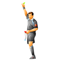 soccer referee icon