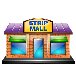 strip mall icon