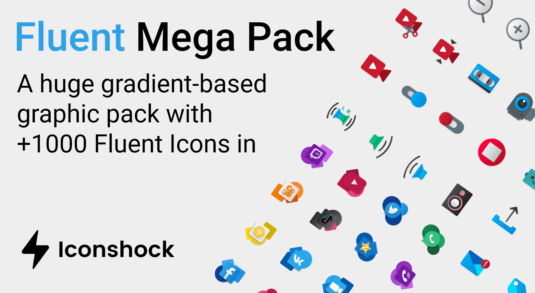 Fluent Mega Pack - A huge gradient-based graphic pack
