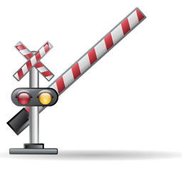 level crossing open icon