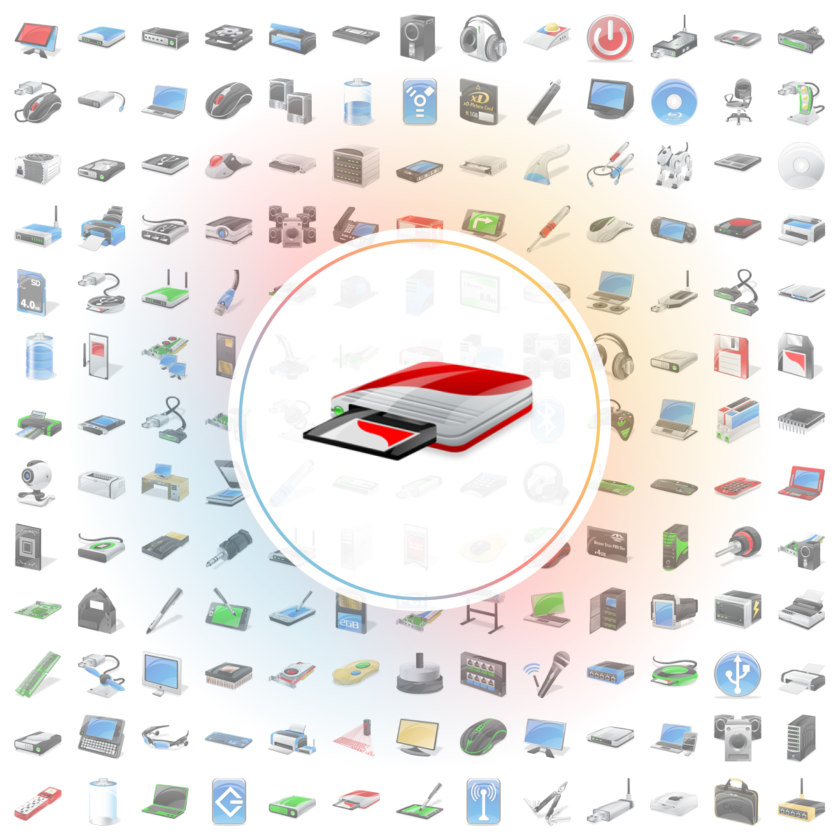 Download Zip drive Icon - Iconshock