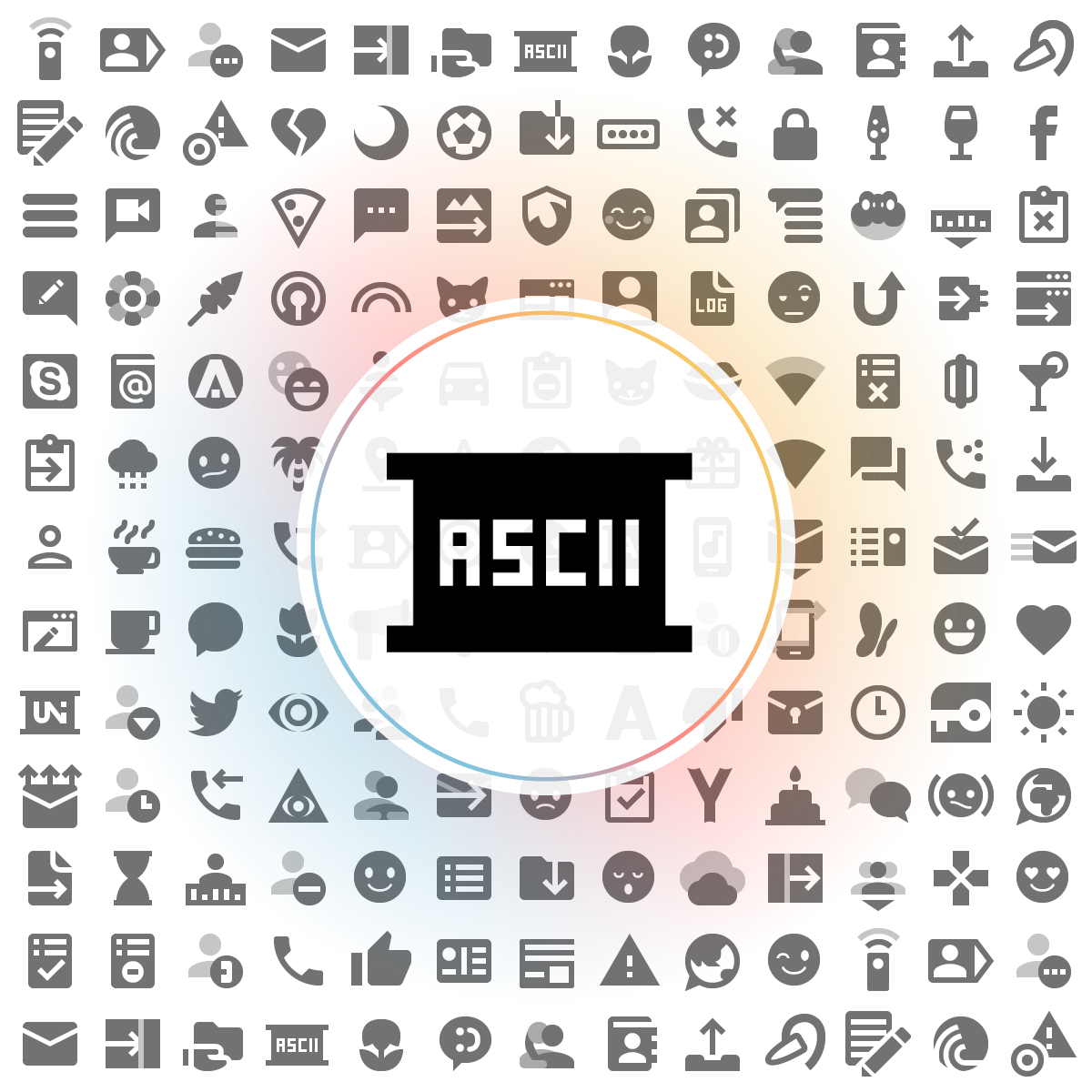 Ascii Icon - Iconshock