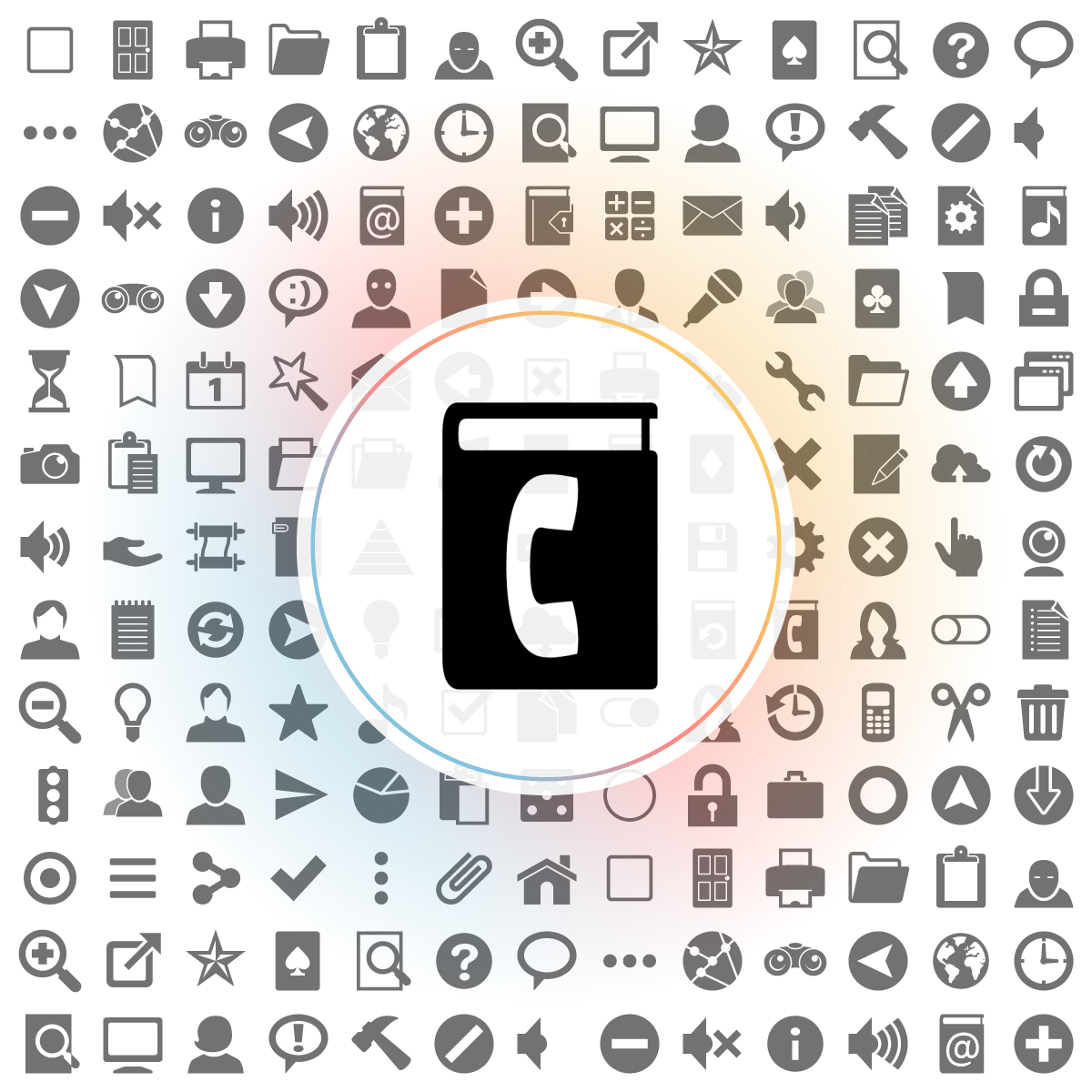 Phone book Icon - Iconshock