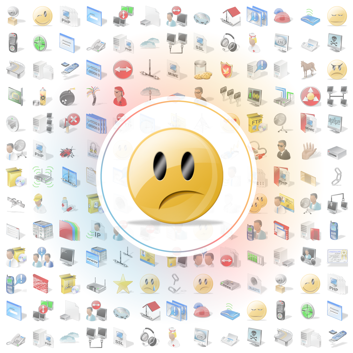 Emoji confused Icon - Iconshock