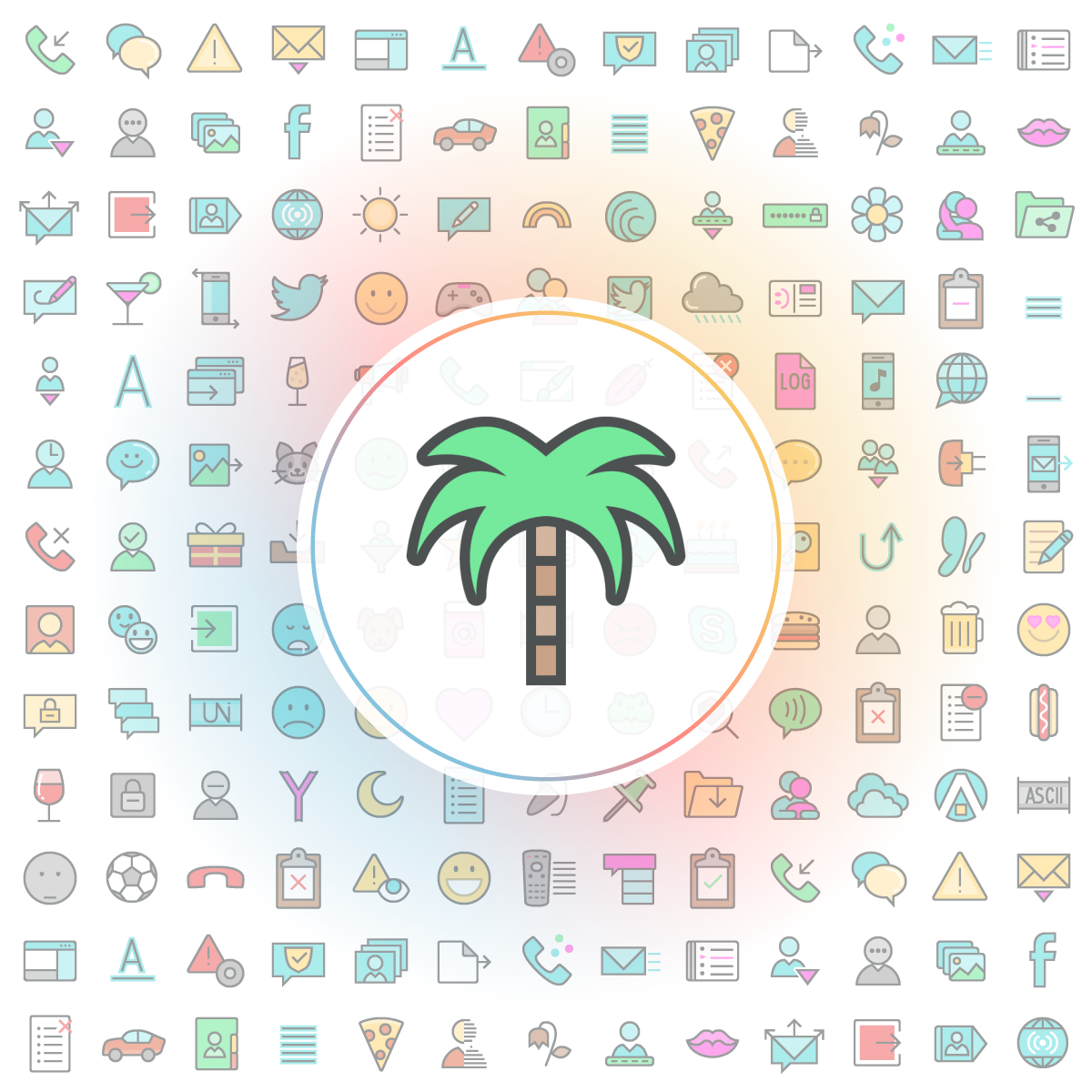 Palm tree Icon - Iconshock