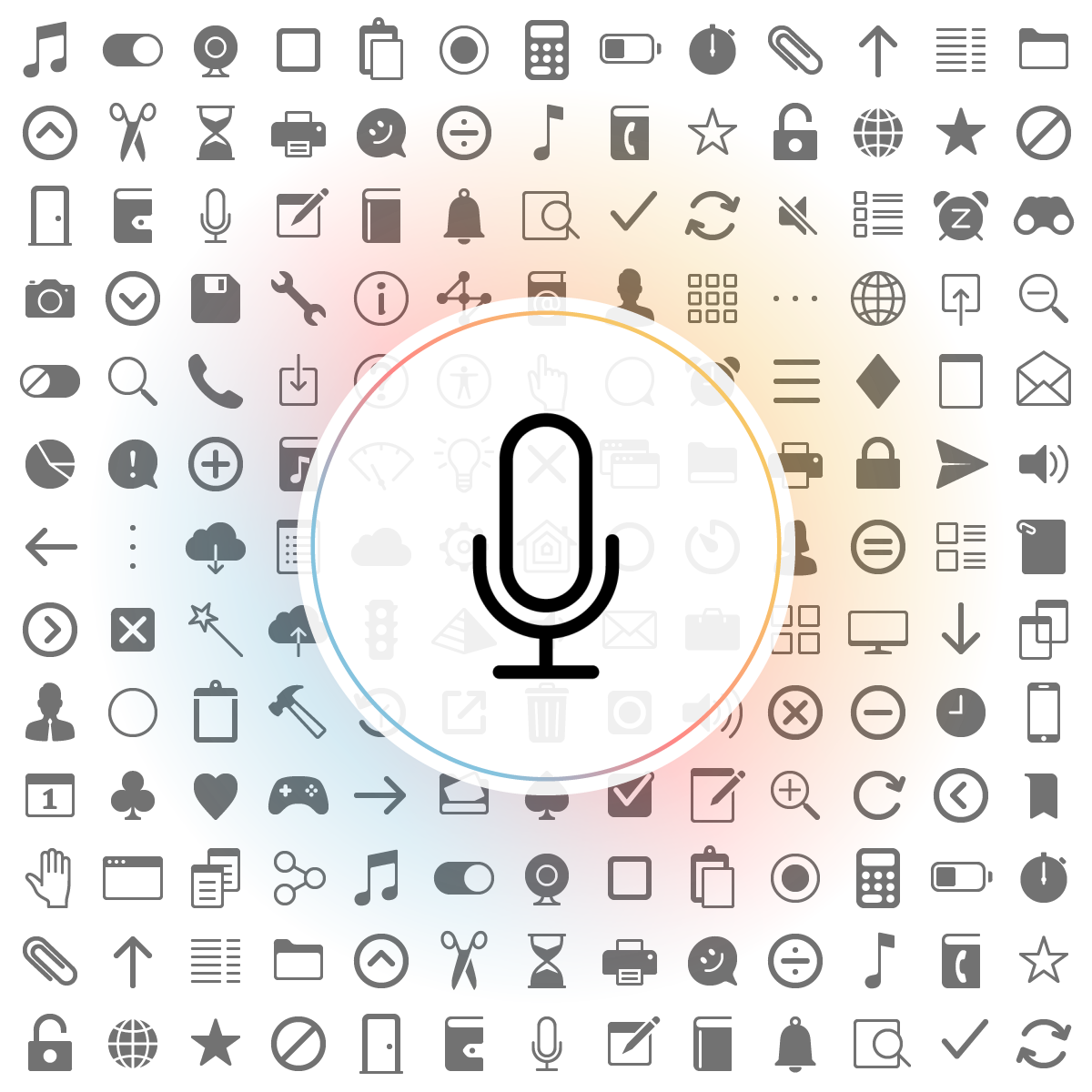 Microphone Icons - Iconshock