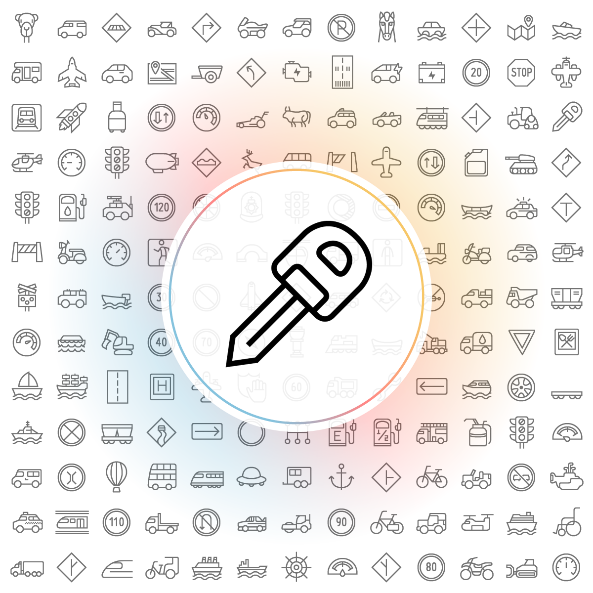 Car key Icons - Iconshock